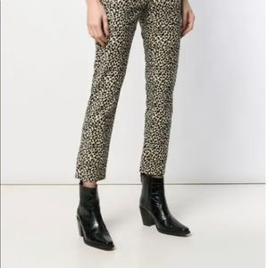 APC Leopard Straight Leg Jean Size 38 Fr